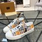 Replica Burberry Vintage Check Cotton Sneakers, Multi-colored