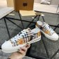 Replica Burberry Vintage Check Cotton Sneakers, Multi-colored