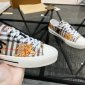 Replica Burberry Vintage Check Cotton Sneakers, Multi-colored