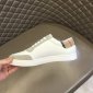 Replica Burberry Leather, Suede and House Check Cotton Sneakers