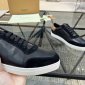 Replica Burberry Leather-Suede Vintage Check Sneakers