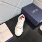 Replica DIOR Kids - B27 Kid's Low-top Sneaker White And Red Smooth Calfskin With White Oblique Galaxy Leather