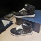 Replica DIOR - B27 High-top Sneaker Black Smooth Calfskin With Beige And Black Oblique Jacquard