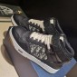 Replica DIOR - B27 High-top Sneaker Black Smooth Calfskin With Beige And Black Oblique Jacquard