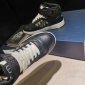 Replica DIOR - B27 High-top Sneaker Black Smooth Calfskin With Beige And Black Oblique Jacquard