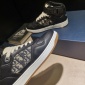 Replica DIOR - B27 High-top Sneaker Black Smooth Calfskin With Beige And Black Oblique Jacquard