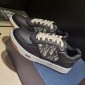 Replica DIOR - B27 Low-top Sneaker Black Smooth Calfskin With Beige And Black Oblique Jacquard