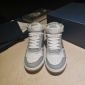 Replica DIOR Kids - B27 Kid's Mid-top Sneaker Gray And White Smooth With Beige And Black Dior Oblique Jacquard