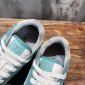 Replica DIOR - B27 Low-top Sneaker Turquoise And Cream Smooth Calfskin And Cream Oblique Jacquard Canvas