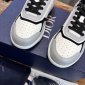 Replica DIOR - B27 Low-top Sneaker Black, White And Beige Smooth Calfskin