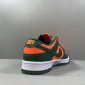 Replica Nike Mens Dunk Low DD1391 300 Miami Hurricanes