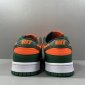 Replica Nike Mens Dunk Low DD1391 300 Miami Hurricanes