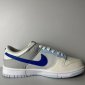 Replica Dunk Low Ivory Hyper Royal - Flower Kickz