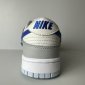 Replica Dunk Low Ivory Hyper Royal - Flower Kickz