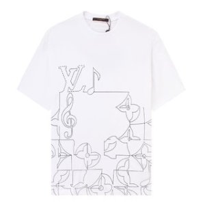 Armani Exchange Cotton Graphic T-shirt - Size S, White