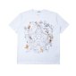 Replica DIOR - T-shirt Ecru Cotton Jersey And Linen With Sevilla Star Motif