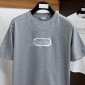 Replica DIOR - Relaxed-fit T-shirt Gray Cotton Jersey