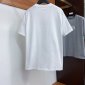 Replica New Dior Men 2022 Runway Kim Jones Couture Grey Embroidery White Boxy Tshirt