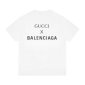 Replica Balenciaga T-Shirt Large Fit - White