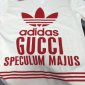 Replica GUCCI Adidas X Gucci Cotton Jersey T-shirt, Size XL, White, Ready-to-wear