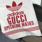 Replica GUCCI Adidas X Gucci Cotton Jersey T-shirt, Size XL, White, Ready-to-wear