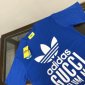 Replica GUCCI Adidas X Gucci Cotton Jersey T-shirt, Size XL, White, Ready-to-wear