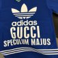 Replica GUCCI Adidas X Gucci Cotton Jersey T-shirt, Size XL, White, Ready-to-wear