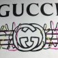 Replica Gucci Printed Cotton-jersey T-shirt - Women - White Tops - L