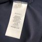 Replica Terzini dark blue and beige T-shirt with breast pocket