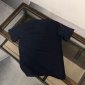 Replica Terzini dark blue and beige T-shirt with breast pocket