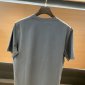 Replica Gucci grey logo print cotton T-shirt