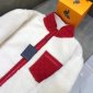 Replica Louis Vuitton Jacket Wool Zip in White