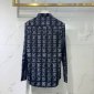 Replica Louis Vuitton Shirt Monogram Buttoned in Black