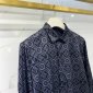 Replica Louis Vuitton Shirt Monogram Buttoned in Black