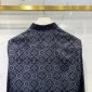 Replica Louis Vuitton Shirt Monogram Buttoned in Black