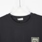 Replica Letter Graphic Cotton T-shirt in Navy - Men | Burberry Official