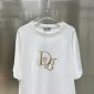 Replica Dior x ERL Relaxed-Fit T-Shirt White Slub Cotton Jersey