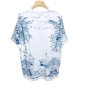 Replica Men's Cotton T-Shirt -Vintage Nautical Map Compass Ocean Pattern, Casual Graphic Crew Neck Short Sleeve Tees Tops