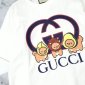 Replica GUCCI 2021-22FW Crew Neck Pullovers Street Style Cotton Short Sleeves Logo