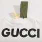 Replica Gucci Animal Print Cotton T-shirt in White for Men