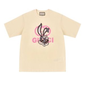 Monnalisa - bunny-print stretch-cotton T-shirt - kids - Cotton/Elastane