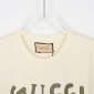 Replica Gucci vintage logo print T-shirt in black