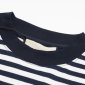 Replica Fiorucci Logo Stripe T-Shirt Black & White Multi