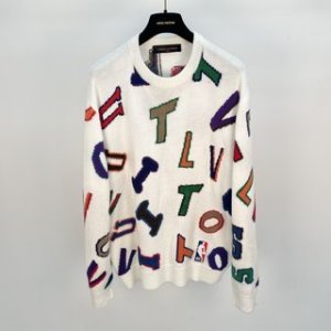Louis Vuitton Sweatshirt Color Letters in White