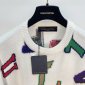 Replica Louis Vuitton Sweatshirt Color Letters in White