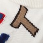 Replica Louis Vuitton Sweatshirt Color Letters in White