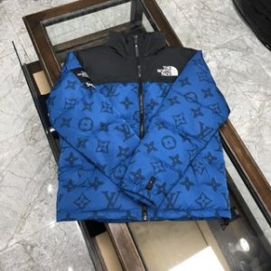 Louis Vuitton XThe North Face Down Jacket in Blue