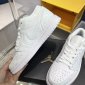 Replica Jordan one mid, all white