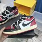 Replica Custom Air Jordan 1 Low 'Chicago' Red White For Sale