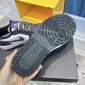 Replica Nike Men's Air Jordan 1 Low Court Purple, Court Purple/Black/White